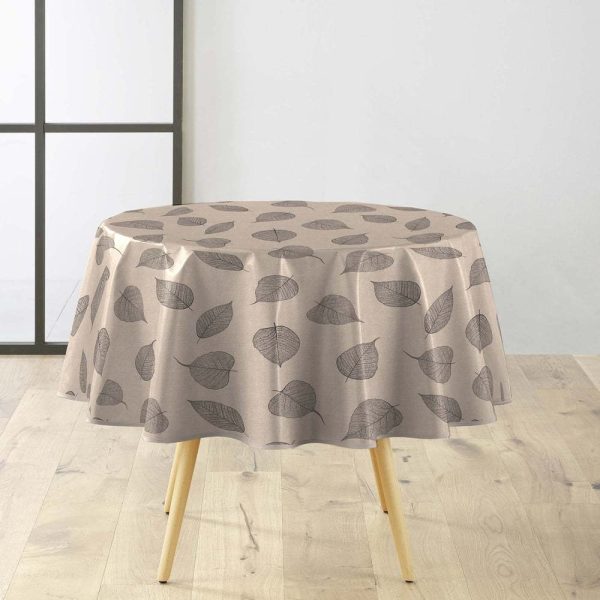 Omyvatelný ubrus ø 160 cm Feuillys – douceur d'intérieur