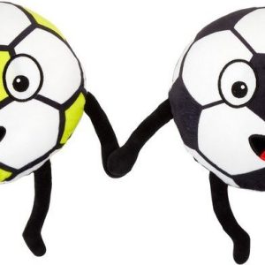 Plyšové dětské polštářky v sadě 2 ks 25x25 cm Forever Together Football – Catherine Lansfield