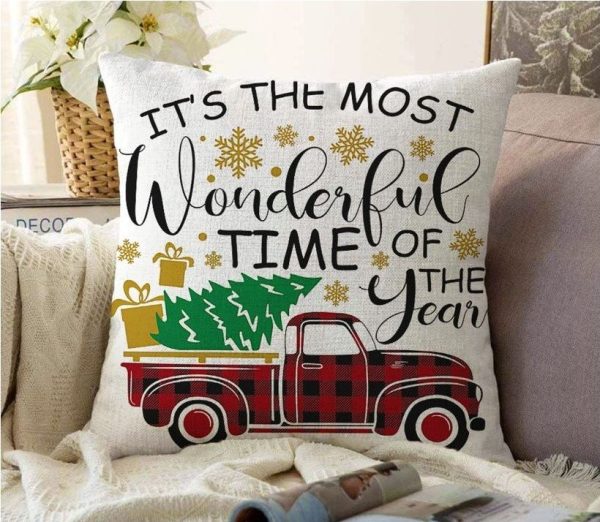 Povlak na polštář s vánočním motivem 43x43 cm Full Ride – Mila Home