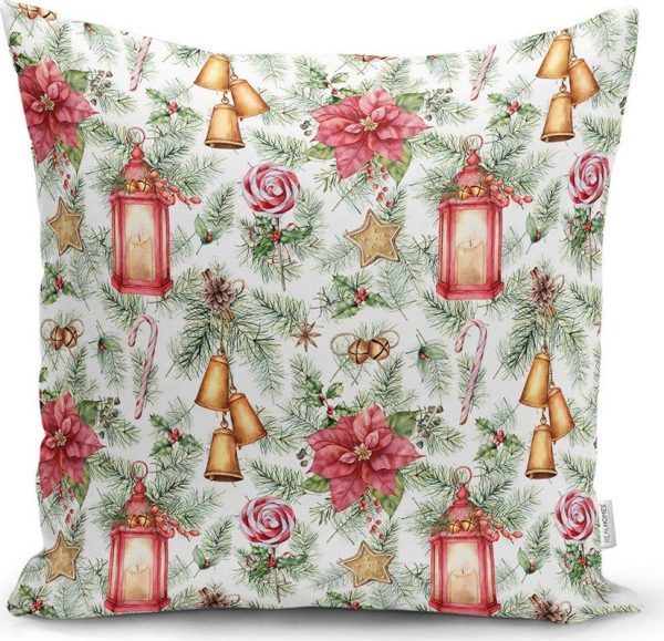 Povlak na polštář s vánočním motivem 43x43 cm Lantern – Mila Home