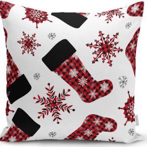 Povlak na polštář s vánočním motivem 43x43 cm Tartan – Mila Home