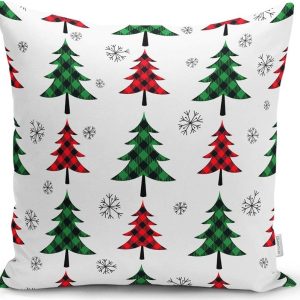 Povlak na polštář s vánočním motivem 43x43 cm Tartan – Mila Home