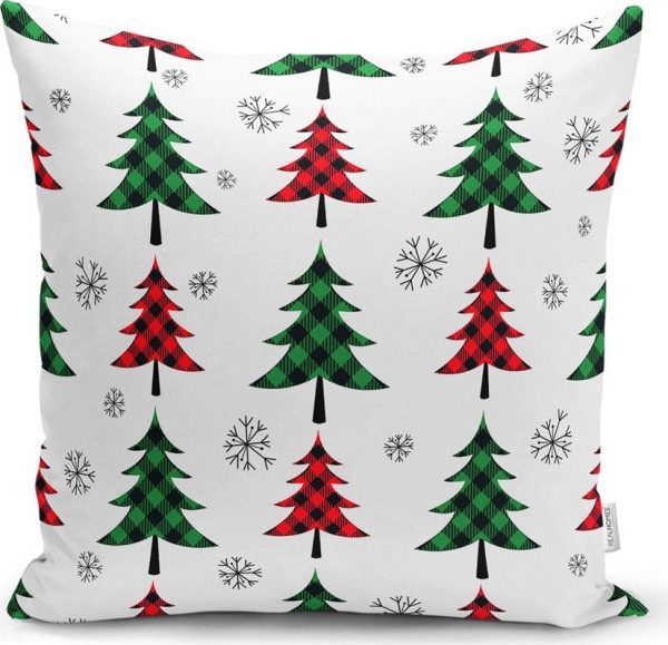 Povlak na polštář s vánočním motivem 43x43 cm Tartan – Mila Home