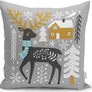 Povlak na polštář s vánočním motivem 43x43 cm – Mila Home