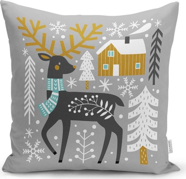 Povlak na polštář s vánočním motivem 43x43 cm – Mila Home