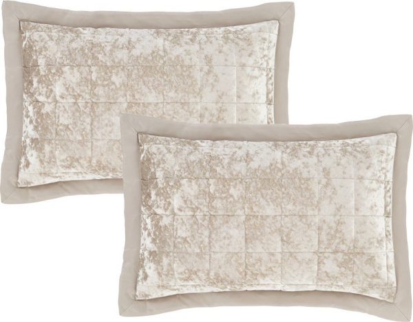 Povlaky na polštáře v sadě 2 ks 75x50 cm Crushed Velvet – Catherine Lansfield
