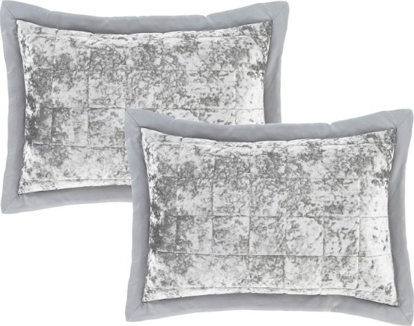 Povlaky na polštáře v sadě 2 ks 75x50 cm Crushed Velvet – Catherine Lansfield