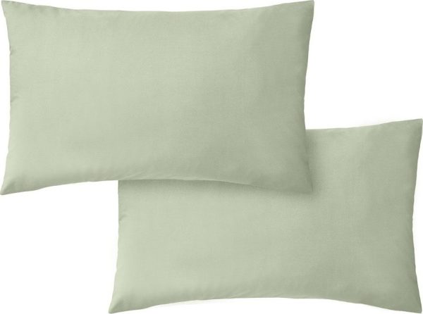 Povlaky na polštáře v sadě 2 ks z bavlněného perkálu 50x75 cm Cotton Percale – Bianca