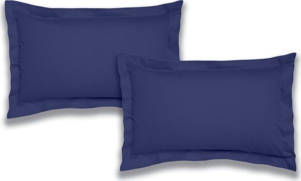 Povlaky na polštáře v sadě 2 ks z bavlněného perkálu 50x75 cm Cotton Percale – Bianca