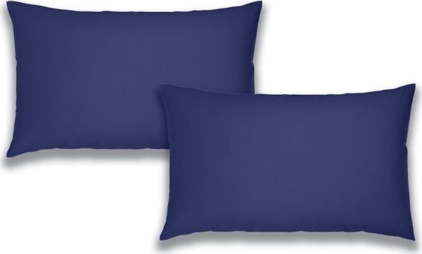 Povlaky na polštáře v sadě 2 ks z bavlněného perkálu 50x75 cm Cotton Percale – Bianca