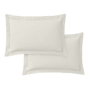 Povlaky na polštáře v sadě 2 ks z bavlněného perkálu 50x75 cm Cotton Percale – Bianca