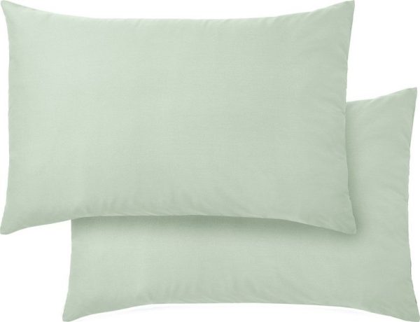 Povlaky na polštáře v sadě 2 ks z bavlněného saténu 50x75 cm Cotton Sateen – Bianca