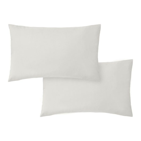 Povlaky na polštáře v sadě 2 ks z bavlněného saténu 50x75 cm Cotton Sateen – Bianca