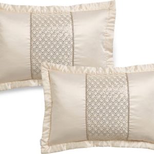 Povlaky na polštáře v sadě 2 ks z mikrosaténu 75x50 cm Deco Sequin – Catherine Lansfield