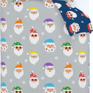Povlečení na dvoulůžko/prodloužené 230x220 cm Santa Spec-Tacular – Catherine Lansfield