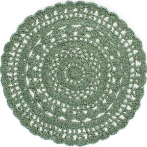 Prostírání s příměsí bavlny ø 35 cm Crochet – Rex London