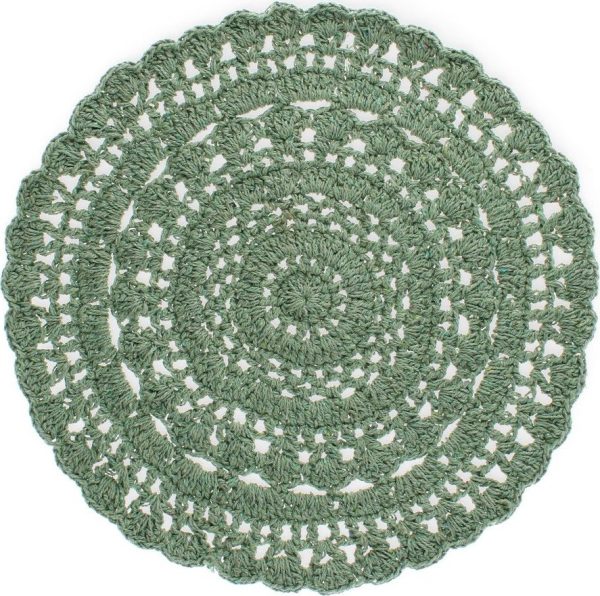 Prostírání s příměsí bavlny ø 35 cm Crochet – Rex London