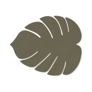 Prostírání z eko kůže 22x26 cm Monstera Leaf Nupo – LIND DNA