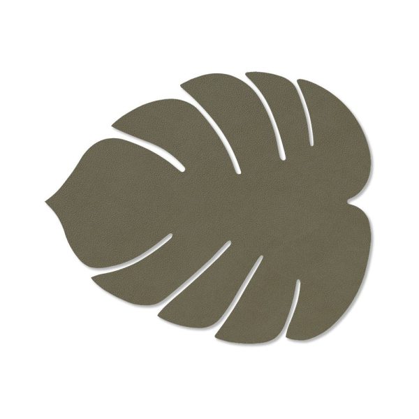 Prostírání z eko kůže 22x26 cm Monstera Leaf Nupo – LIND DNA