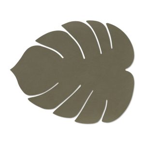 Prostírání z eko kůže 35x42 cm Monstera Leaf Nupo – LIND DNA