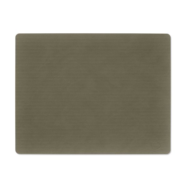 Prostírání z eko kůže 35x45 cm Square L Corduroy – LIND DNA