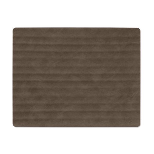 Prostírání z eko kůže 35x45 cm Square L Corduroy – LIND DNA