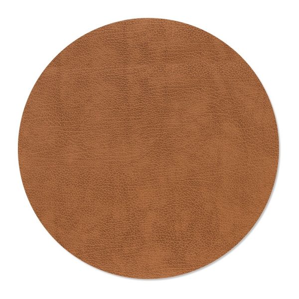 Prostírání z eko kůže ø 40 cm Circle XL Bull – LIND DNA