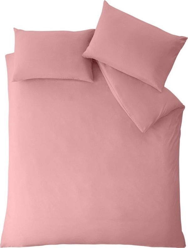 Růžové povlečení na dvoulůžko/prodloužené 260x220 cm So Soft Non-Iron – Catherine Lansfield