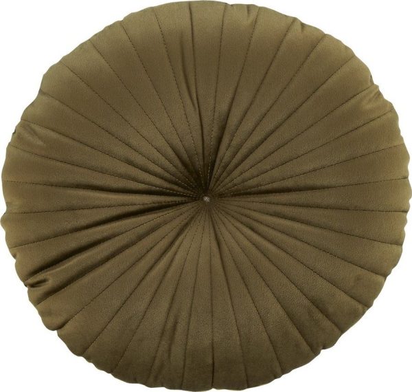 Sametový dekorační polštář ø 40 cm Round Soft Touch – Catherine Lansfield