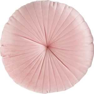 Sametový dekorační polštář ø 40 cm Round Soft Touch – Catherine Lansfield