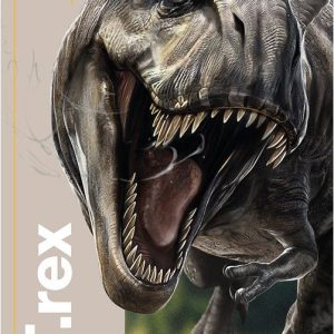 Šedá bavlněná dětská osuška 70x140 cm Jurassic World "Rebirth" – Jerry Fabrics