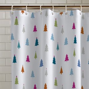 Sprchový závěs 180x180 cm Christmas Tree – Catherine Lansfield
