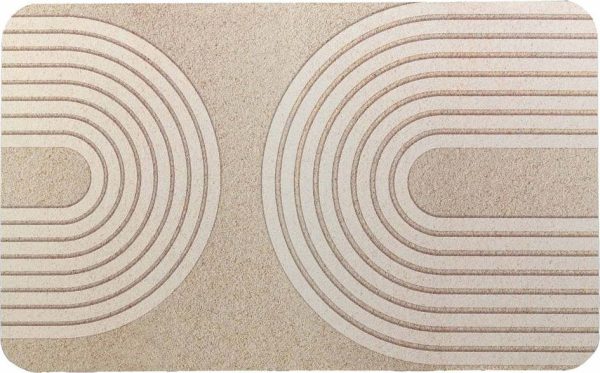Světle hnědá koupelnová předložka 50x80 cm Adriel – douceur d'intérieur