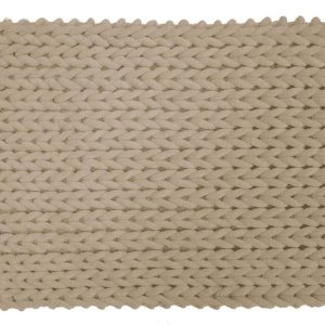Světle hnědá koupelnová předložka 50x80 cm Ariel – douceur d'intérieur