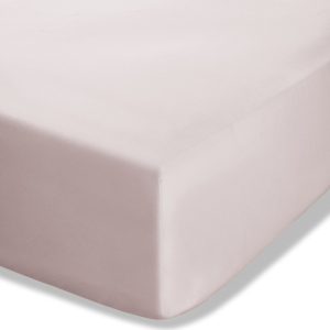 Světle růžové napínací perkálové prostěradlo 135x190 cm Easy Iron Percale – Catherine Lansfield