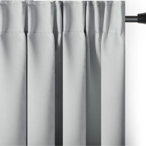 Světle šedý zatemňovací termo závěs 140x245 cm Pleat – Restilo