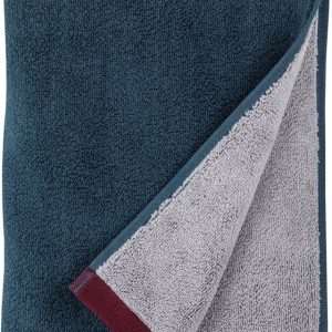 Tmavě modrý/šedý froté ručník z Bio bavlny 50x90 cm Soft – Mette Ditmer Denmark