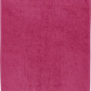 Tmavě růžová rychleschnoucí/froté bavlněná osuška 90x140 cm Quick Dry – Catherine Lansfield