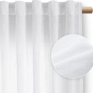 Bílý závěs 140x250 cm Valeta – Restilo