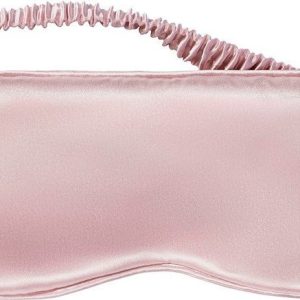 Růžová hedvábná maska na spaní Pink – slip