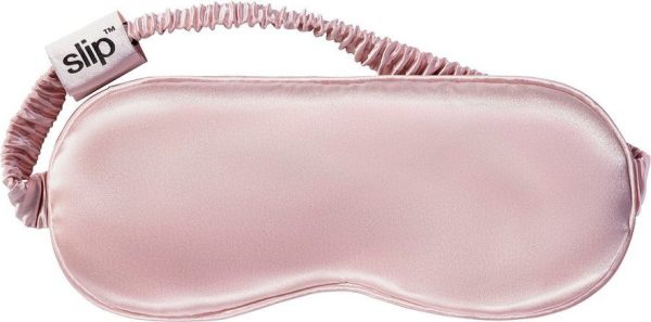 Růžová hedvábná maska na spaní Pink – slip