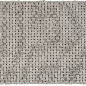 Šedá textilní koupelnová předložka 50x80 cm Ecoli – Wenko