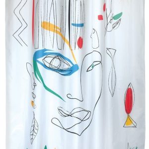 Sprchový závěs 180x200 cm Faces – Spirella