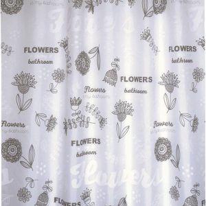 Sprchový závěs 180x200 cm Flowers – MSV