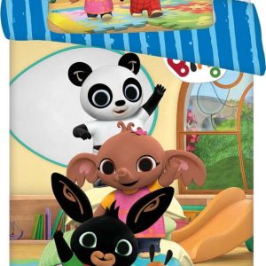 Bavlněné dětské povlečení do postýlky 100x135 cm Bing Bunny "Tower" – Jerry Fabrics