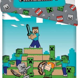 Bavlněné dětské povlečení na jednolůžko 140x200 cm Minecraft "We got this"  – Jerry Fabrics