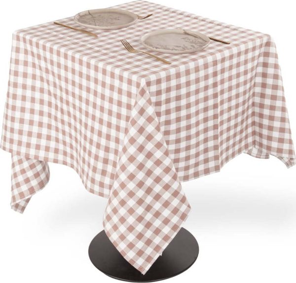 Bavlněný ubrus 150x150 cm Gingham – Tiseco Home Studio