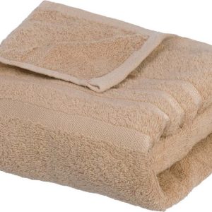Béžová froté bavlněná osuška 70x140 cm Simple – Casa Selección