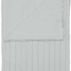 Bílá deka z mikroplyše 130x170 cm Cosy Ribbed – Catherine Lansfield