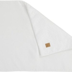 Bílá dětská deka z materiálu bouclé 100x77 cm – Meowbaby